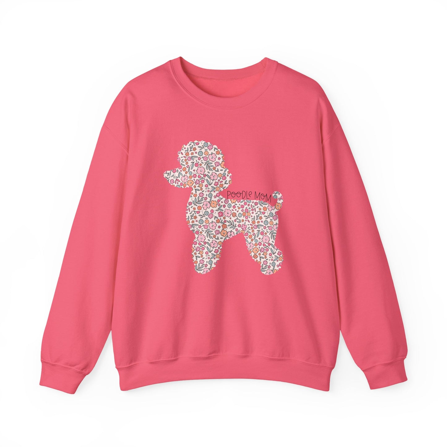 Floral Poodle Mom Crewneck