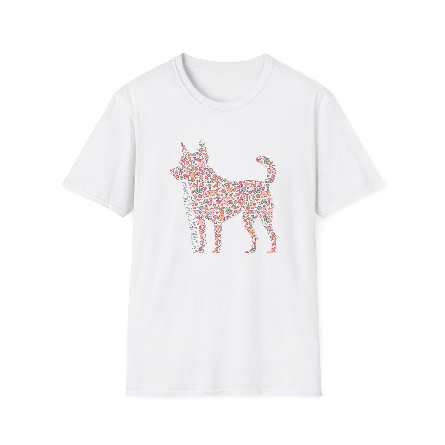 Floral Australian Cattle Dog Mom Tee