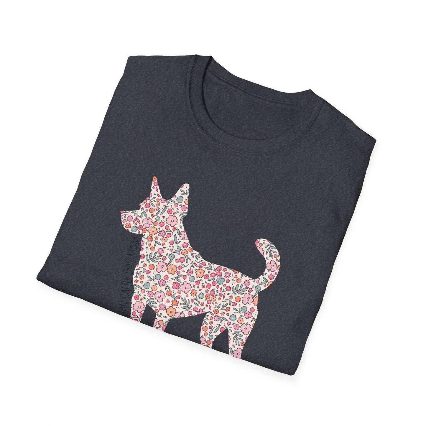 Floral Australian Cattle Dog Mom Tee