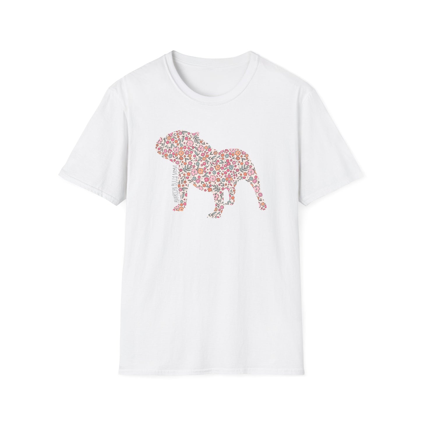 Floral American Bully Mom Tee