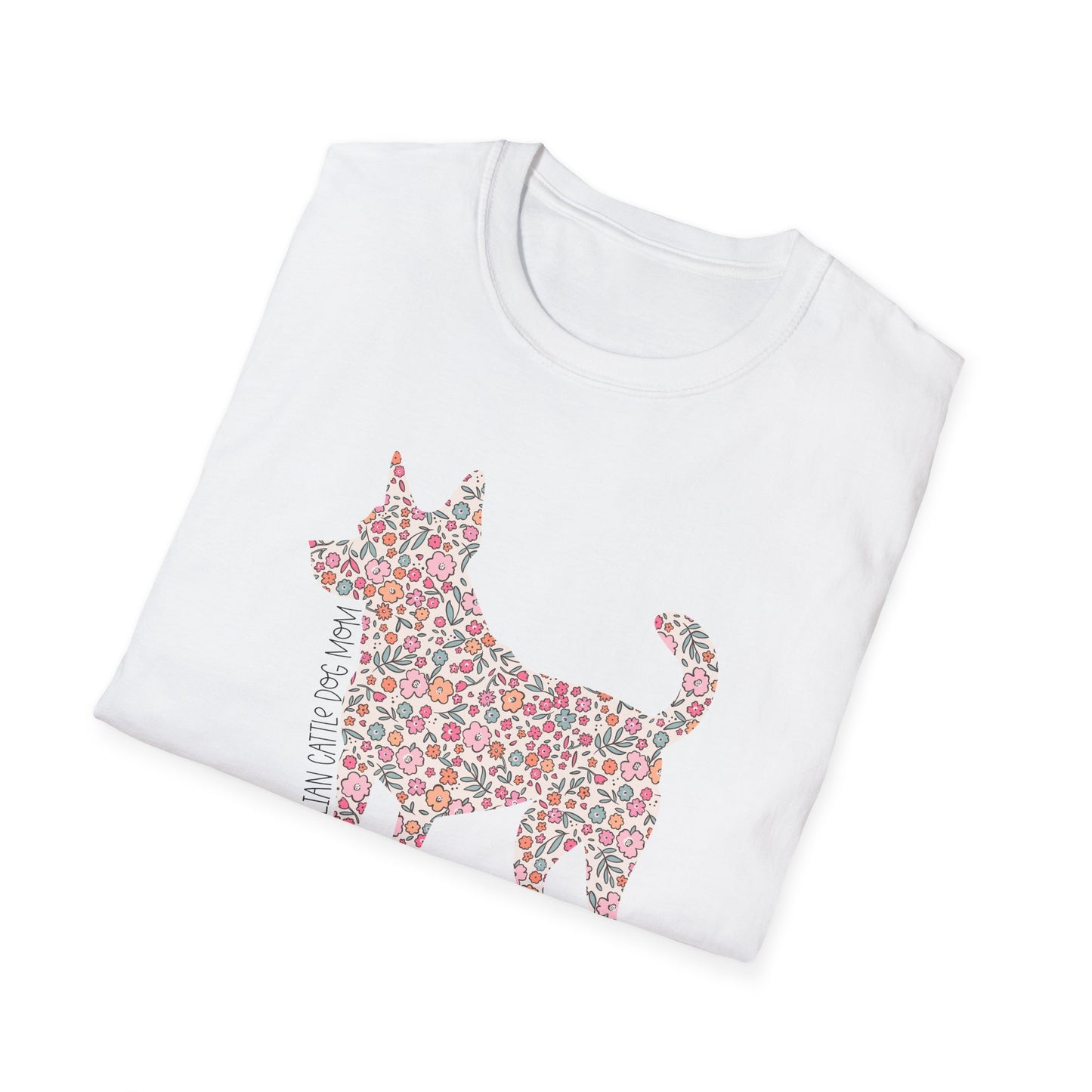 Floral Australian Cattle Dog Mom Tee