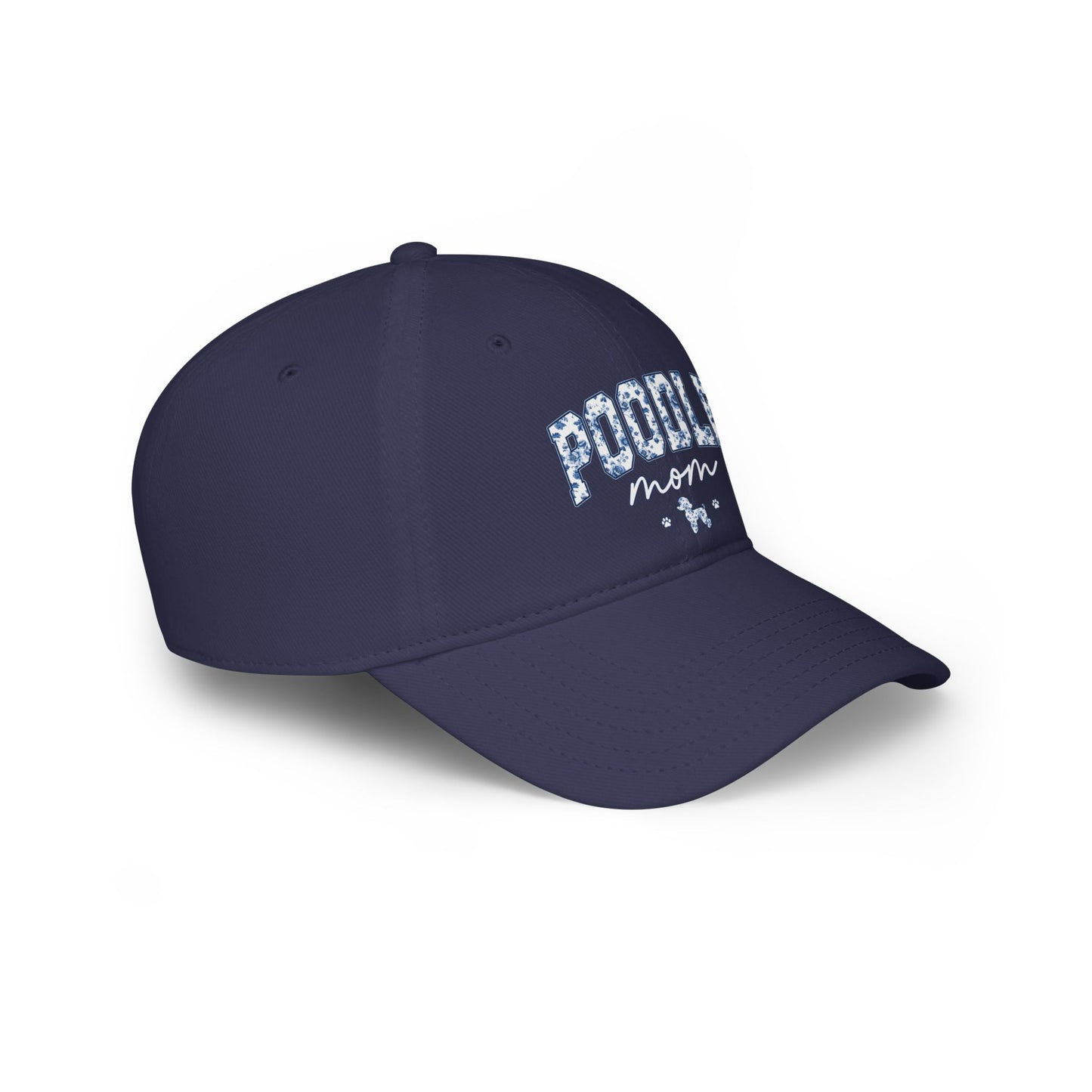 Blue Floral Poodle Mom - Classic Cap