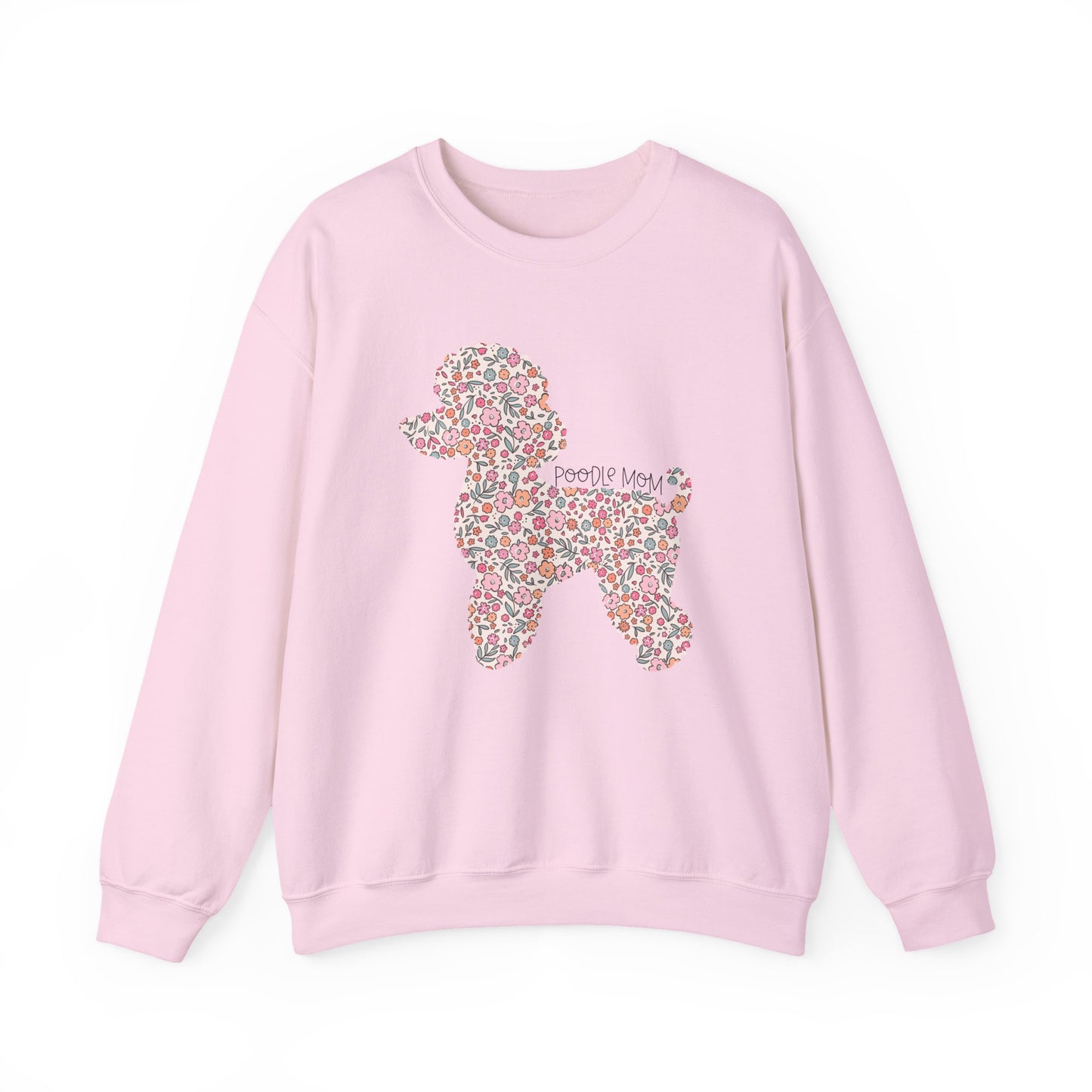Floral Poodle Mom Crewneck