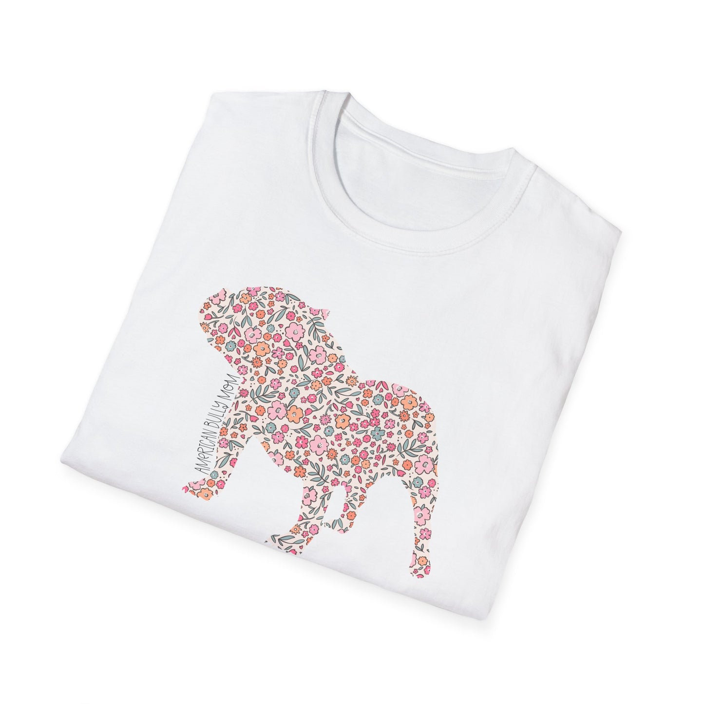 Floral American Bully Mom Tee