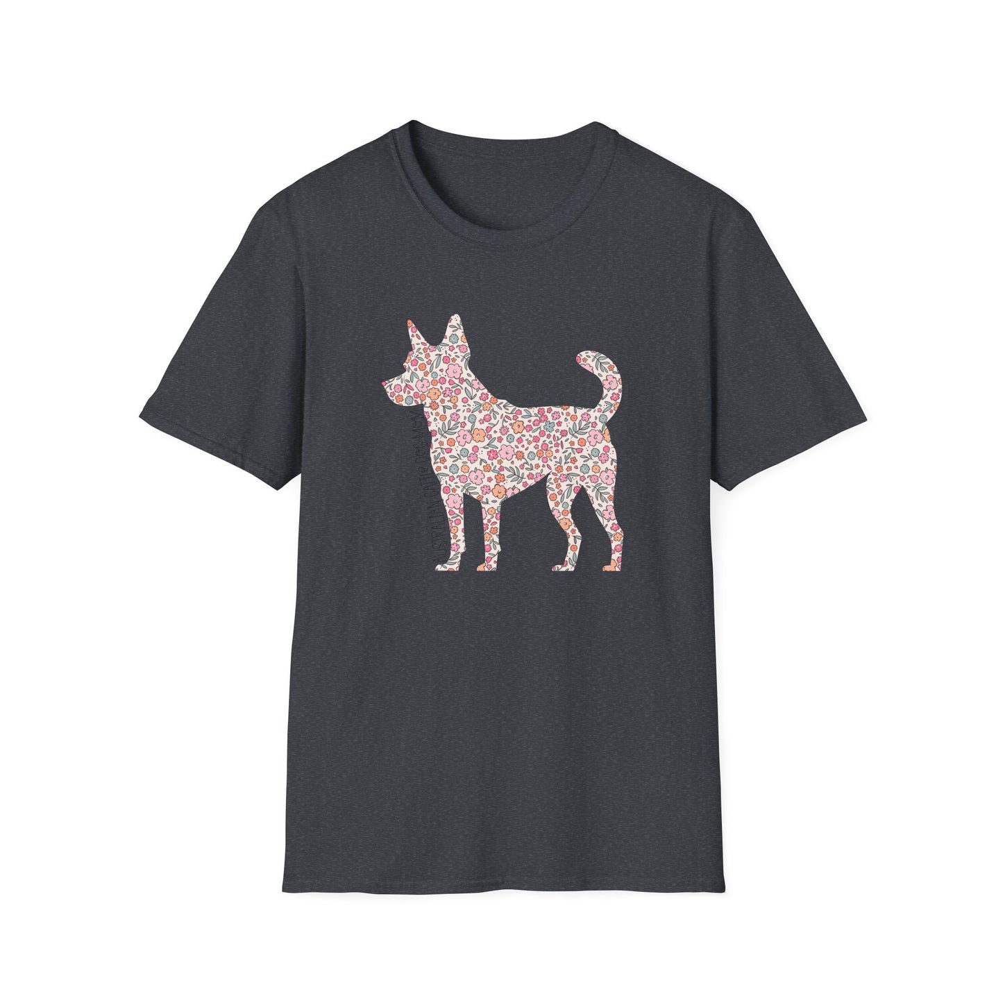 Floral Australian Cattle Dog Mom Tee