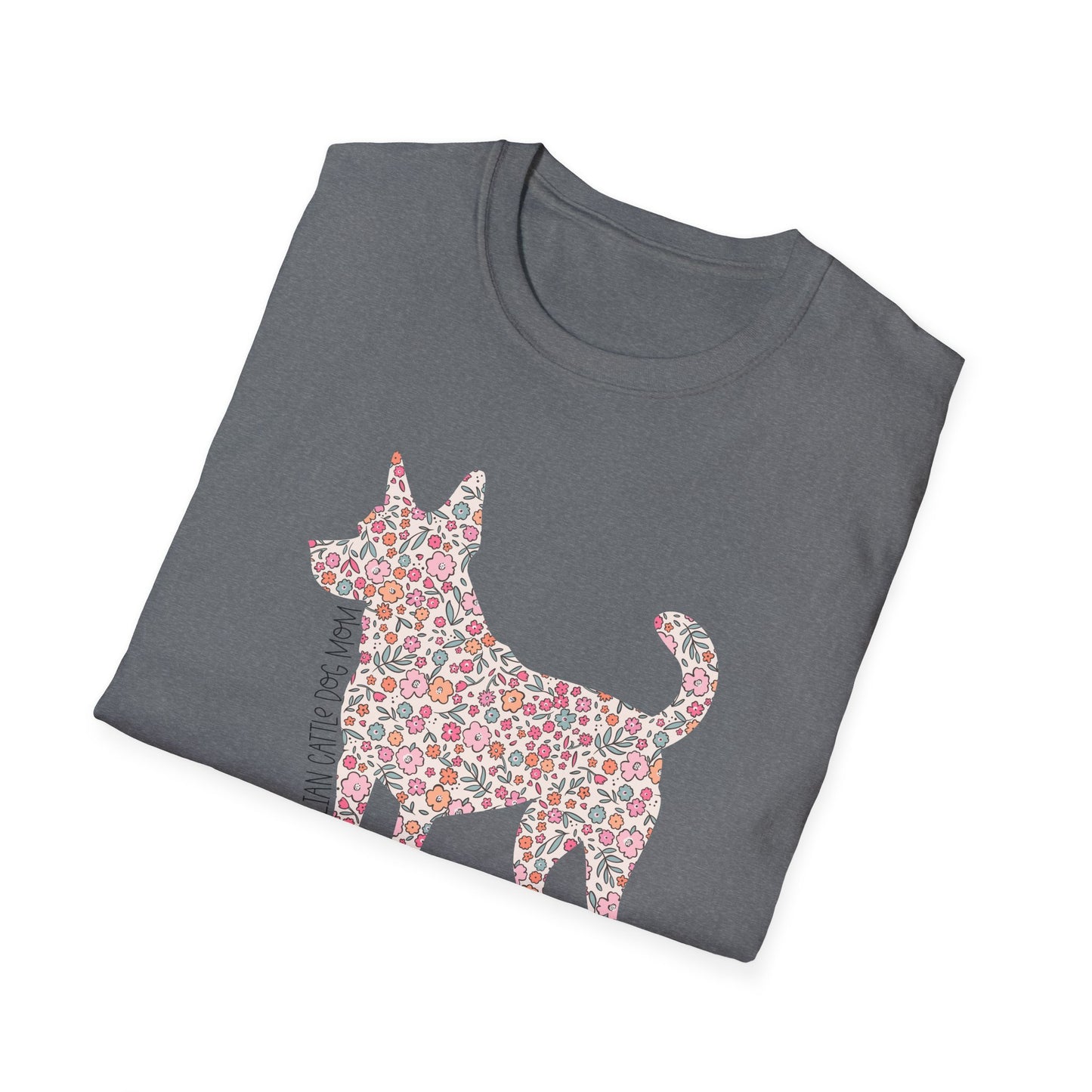 Floral Australian Cattle Dog Mom Tee