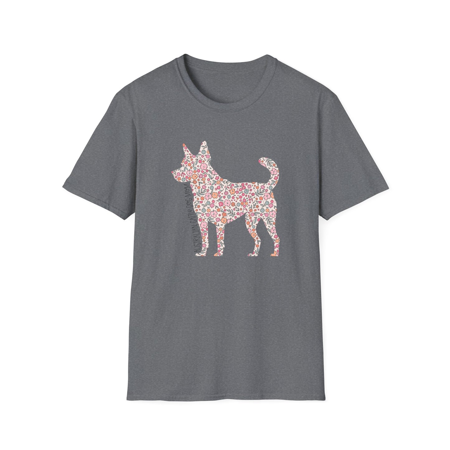 Floral Australian Cattle Dog Mom Tee