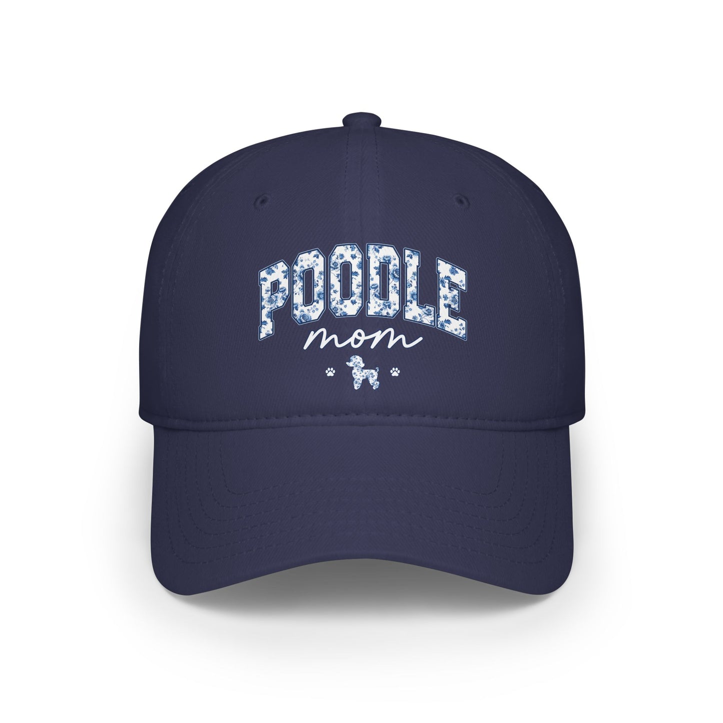 Blue Floral Poodle Mom - Classic Cap