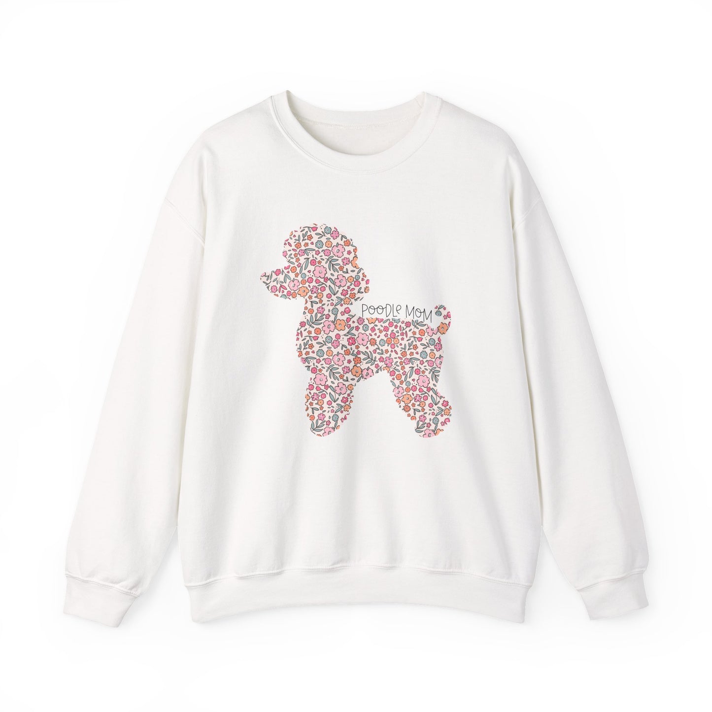 Floral Poodle Mom Crewneck
