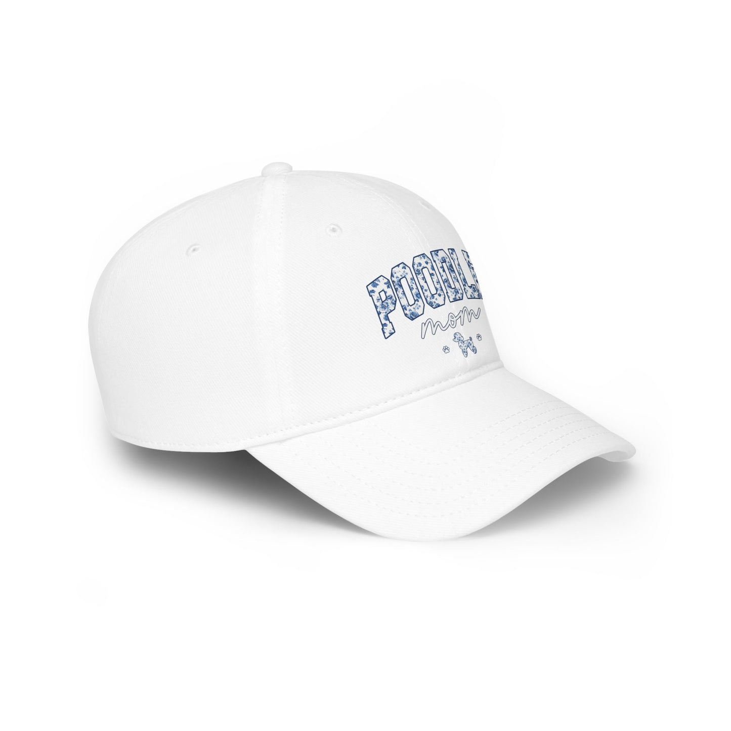 Blue Floral Poodle Mom - Classic Cap