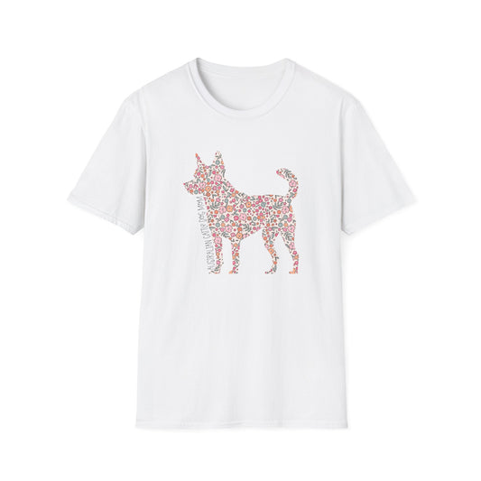 Floral Australian Cattle Dog Mom Tee