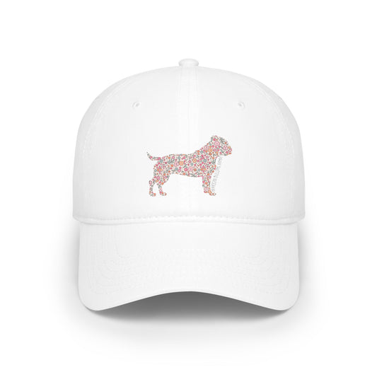 Floral American Bulldog Mom - Classic Cap