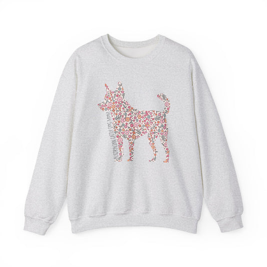 Floral Australian Cattle Dog Mom Crewneck