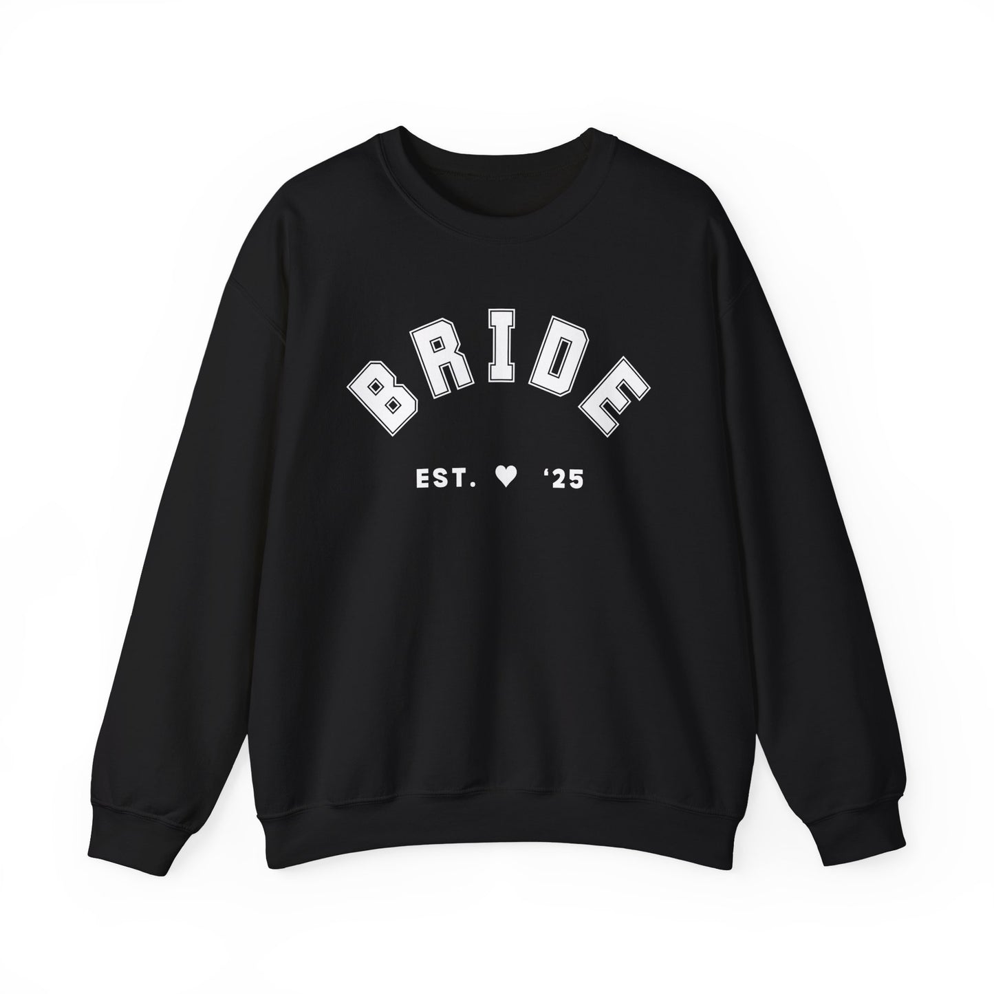 hazel & heart: '25 Bride Crewneck Sweater