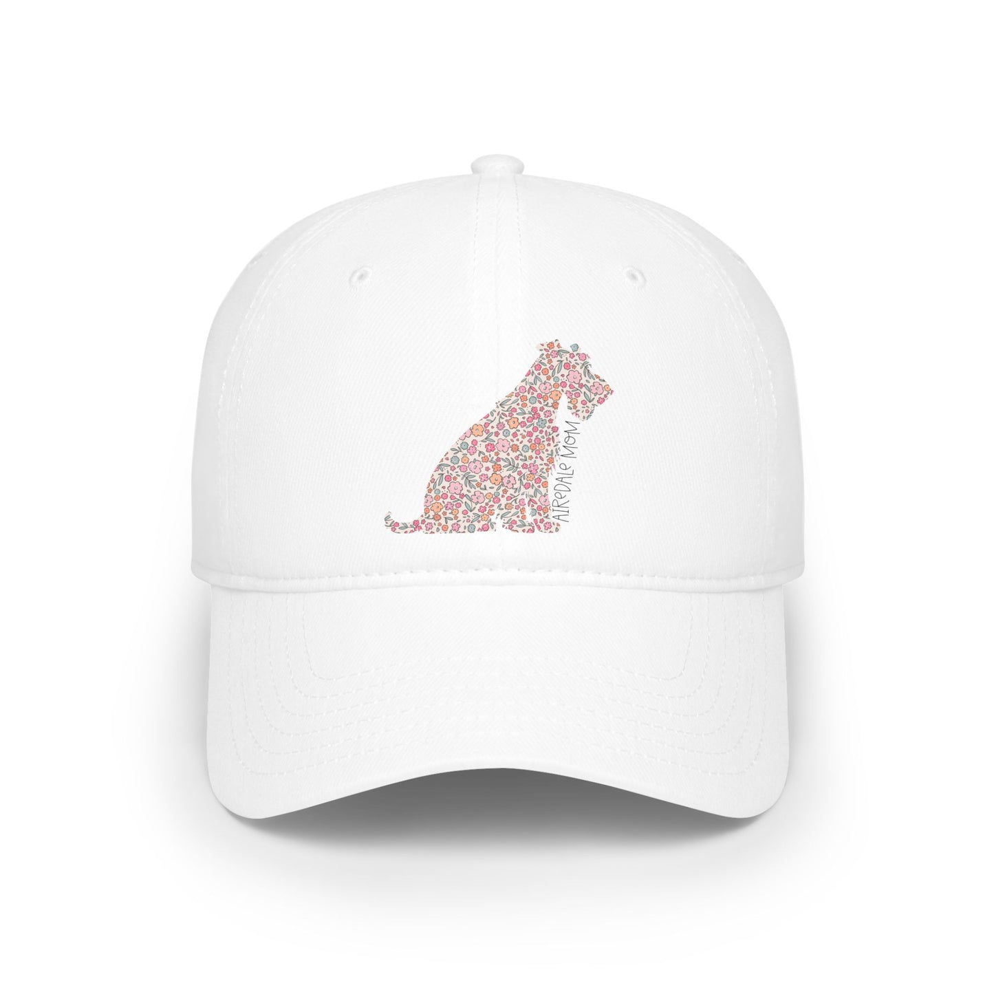 Floral Airedale Mom - Classic Cap