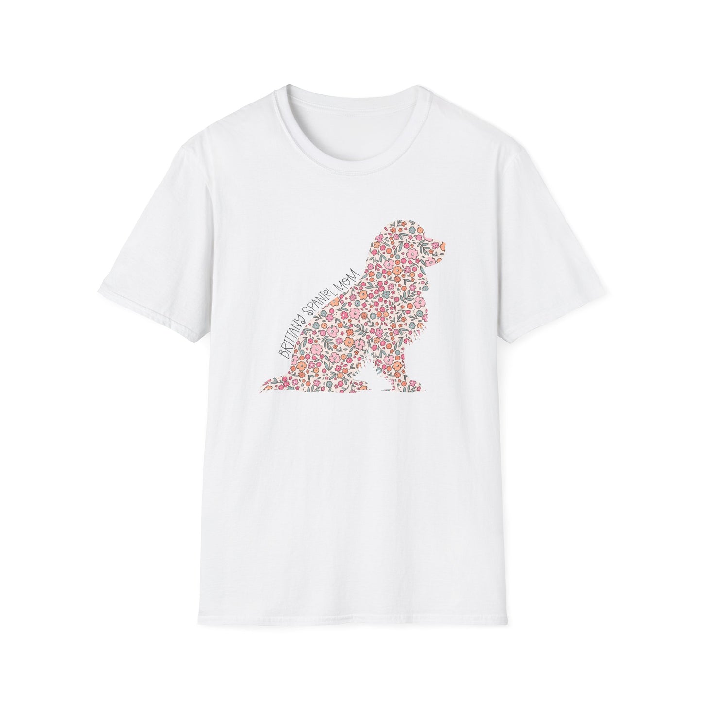 Floral Dog Print Unisex T-Shirt | Pet Lover Gift, Casual Wear, Spring Fashion, Animal Lover Tee, Flower Design Shirt