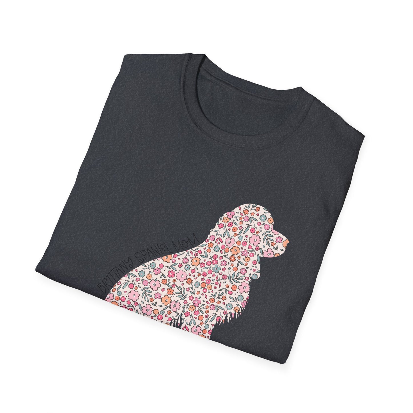 Floral Dog Print Unisex T-Shirt | Pet Lover Gift, Casual Wear, Spring Fashion, Animal Lover Tee, Flower Design Shirt