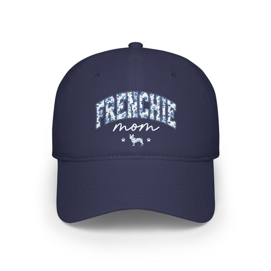 Blue Floral Frenchie Mom - Classic Cap