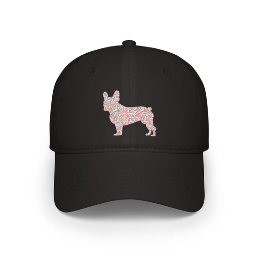 Floral French Bulldog Mom - Classic Cap