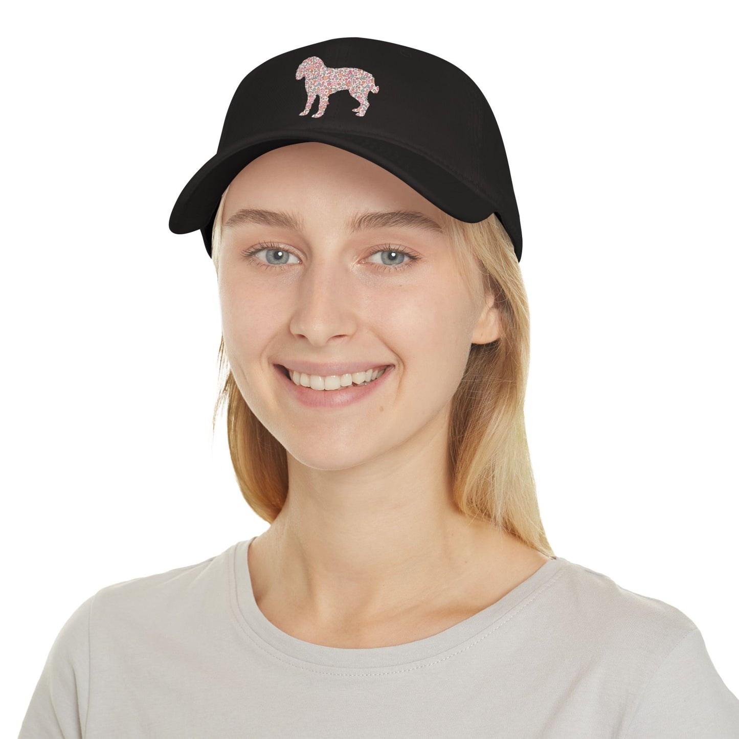 Playful Pet-themed Low Profile Baseball Cap, Dog Lover Gift, Casual Hat for Summer, Stylish Outdoors, Adjustable Cap