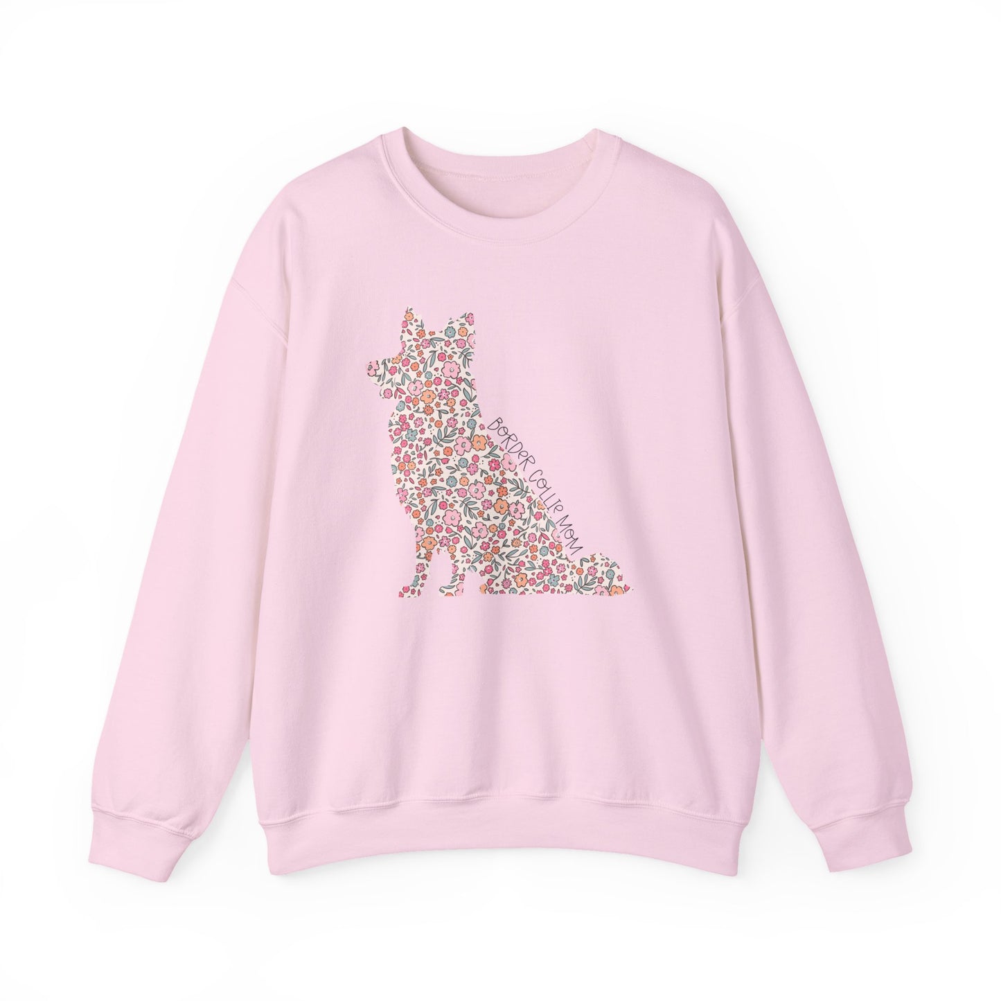 Floral Border Collie Crewneck