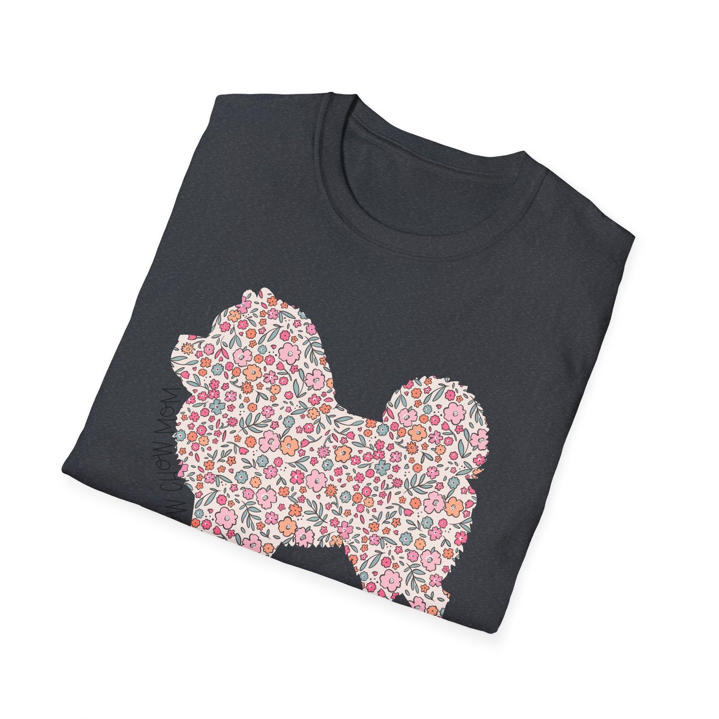 Floral Dog Graphic T-Shirt, Cute Pet Lover Tee, Gift for Dog Owners, Spring Fashion, Animal Lover Shirt, Everyday Casual Wear
