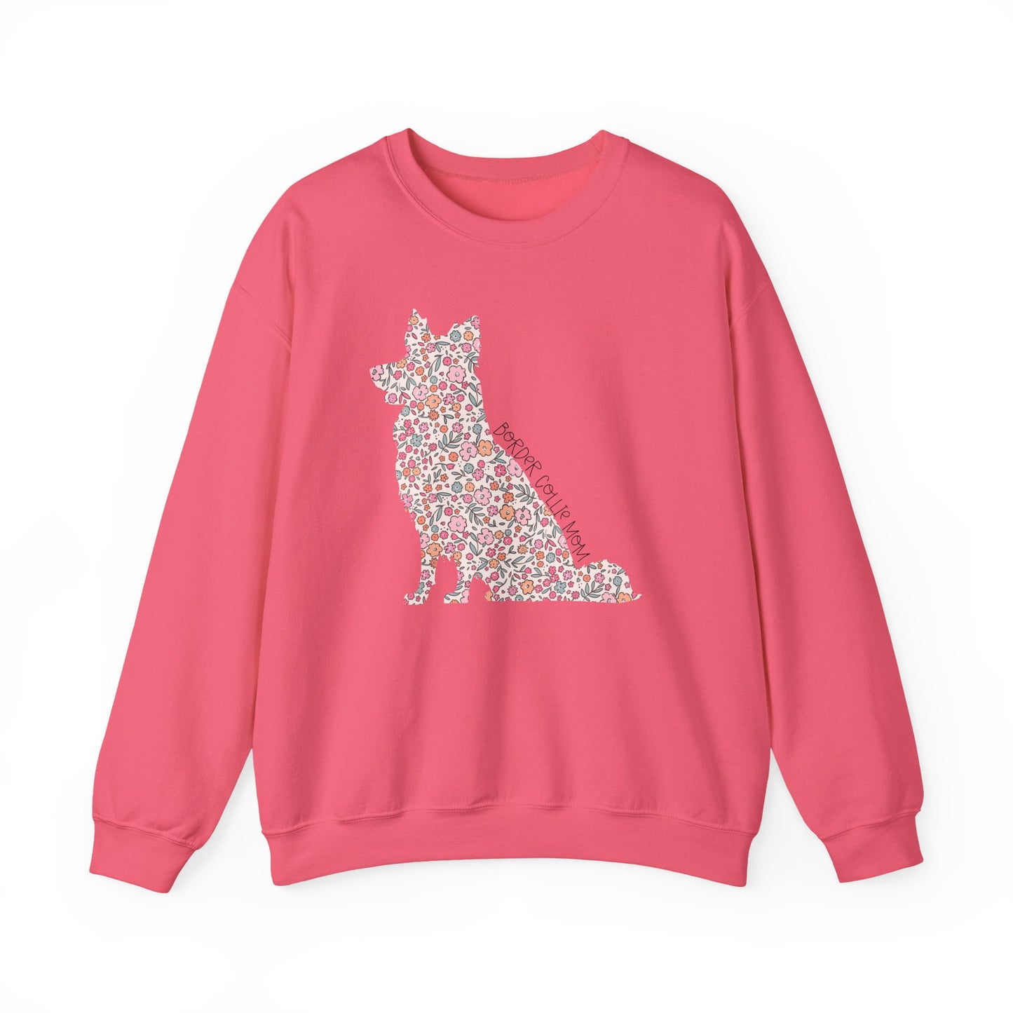 Floral Border Collie Crewneck