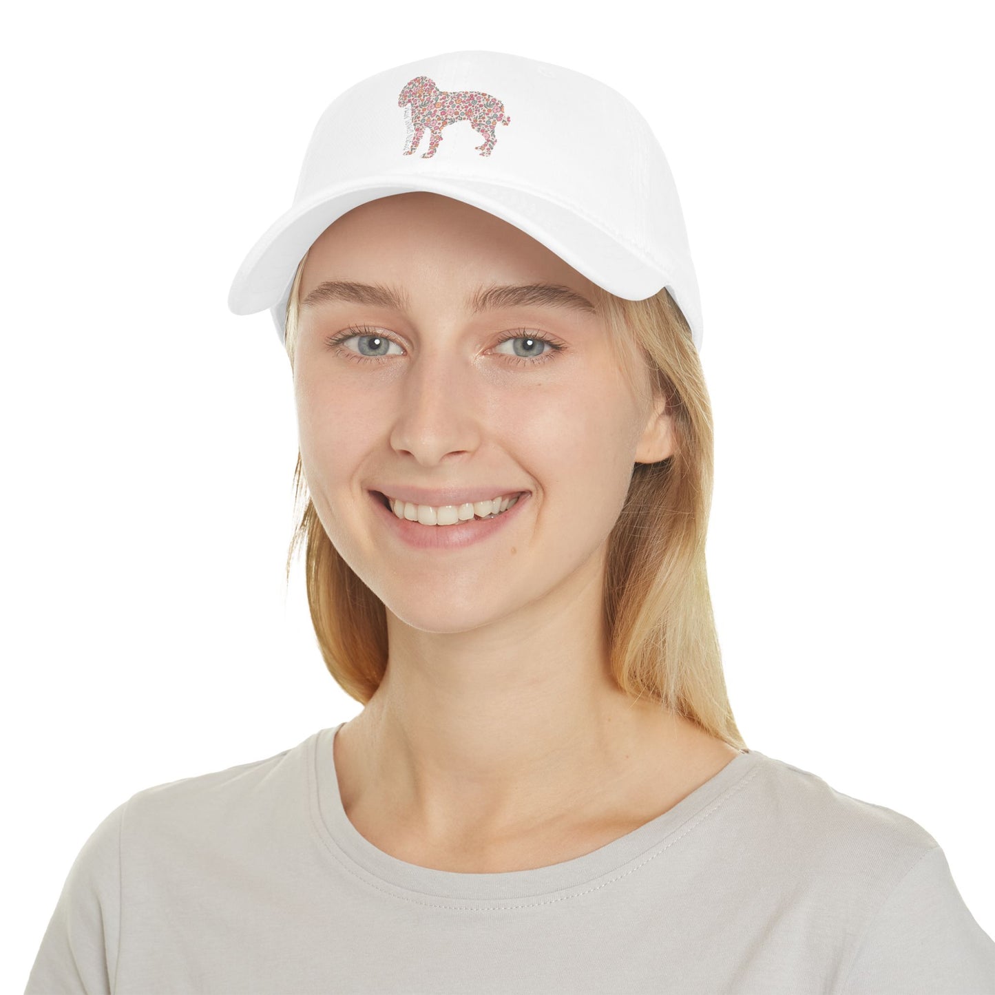 Playful Pet-themed Low Profile Baseball Cap, Dog Lover Gift, Casual Hat for Summer, Stylish Outdoors, Adjustable Cap
