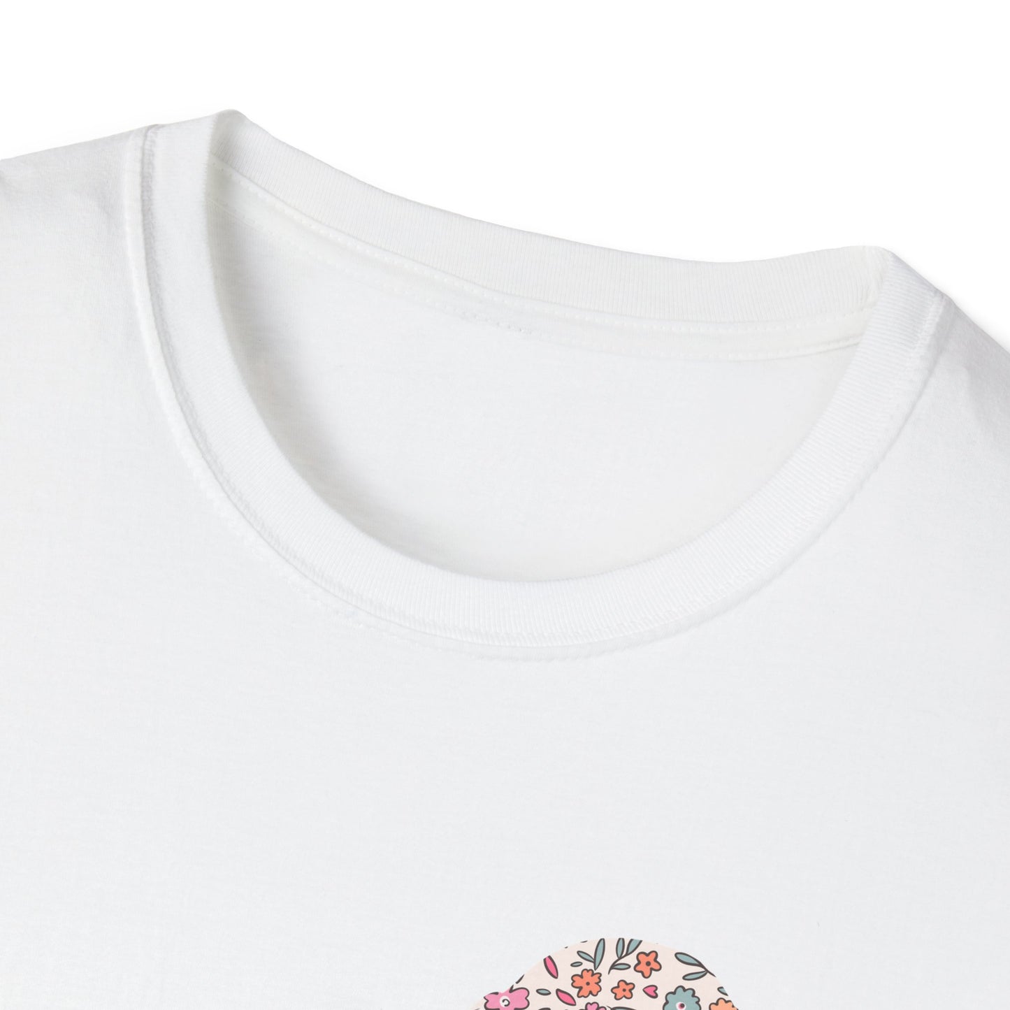 Floral Dog Print Unisex T-Shirt | Pet Lover Gift, Casual Wear, Spring Fashion, Animal Lover Tee, Flower Design Shirt