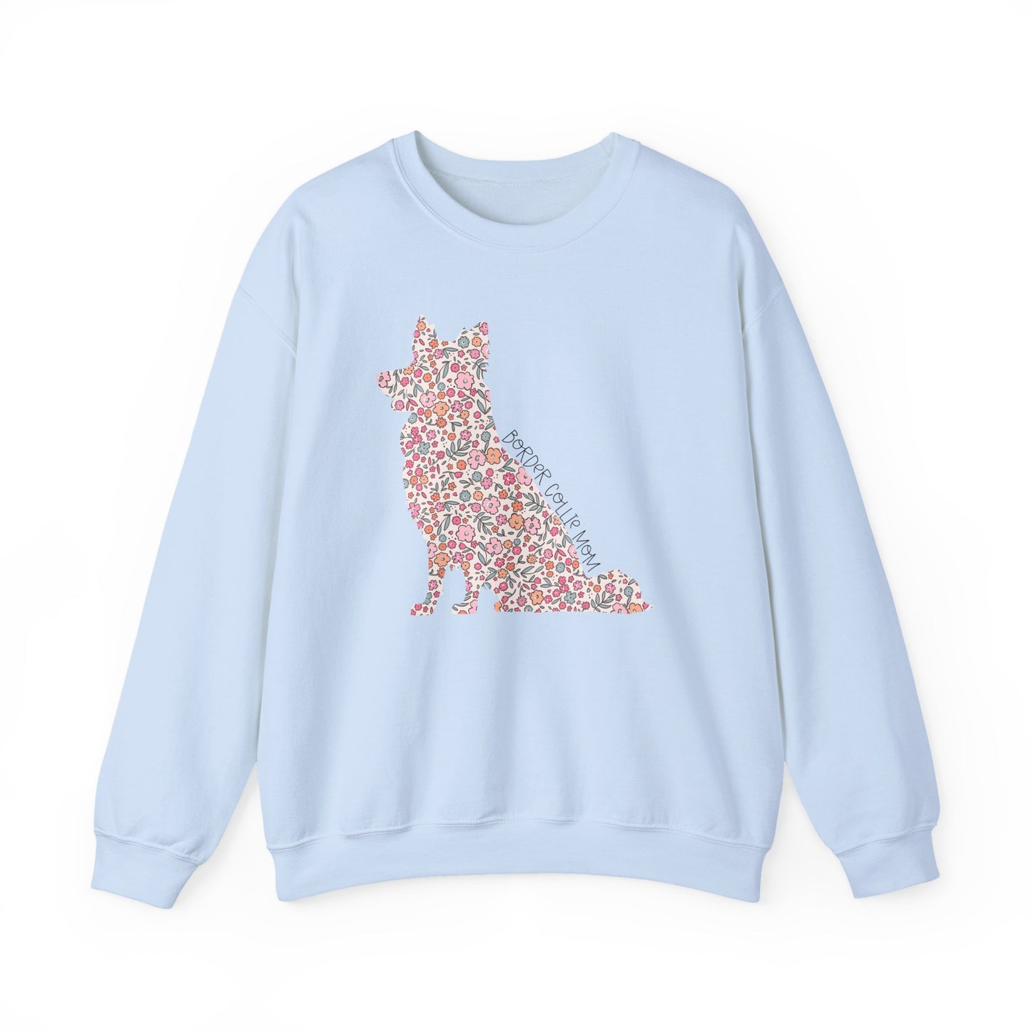 Floral Border Collie Crewneck