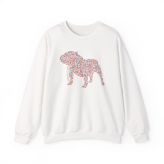 Floral American Bully Mom Crewneck