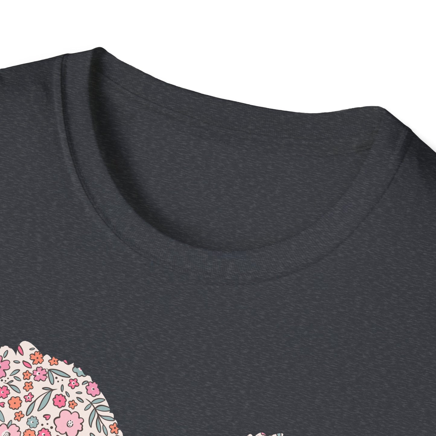 Floral Dog Graphic T-Shirt, Cute Pet Lover Tee, Gift for Dog Owners, Spring Fashion, Animal Lover Shirt, Everyday Casual Wear
