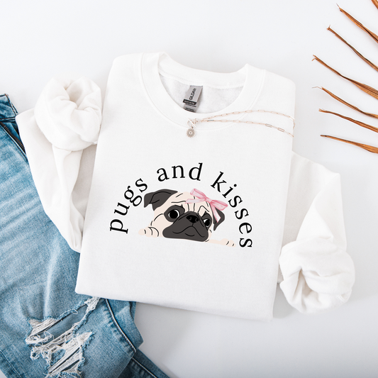 Pugs and Kisses Crewneck